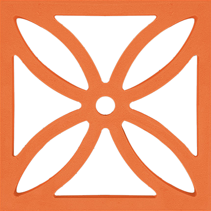 Amber Jali terracotta unit
