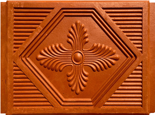 Ceiling Tile terracotta unit
