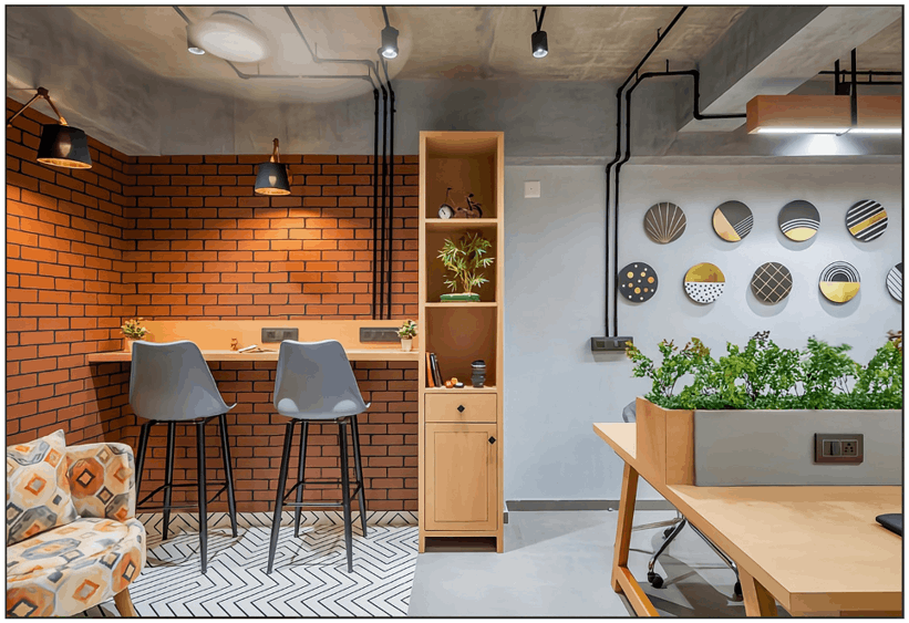 Edge Brick installed in architecture